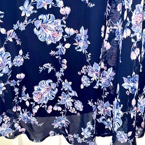 Dressbarn Roz & Ali Floral Paisley Dress